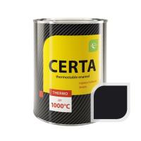 Эмаль термостойкая CERTA , черный до + 1200°С 0,8 кг